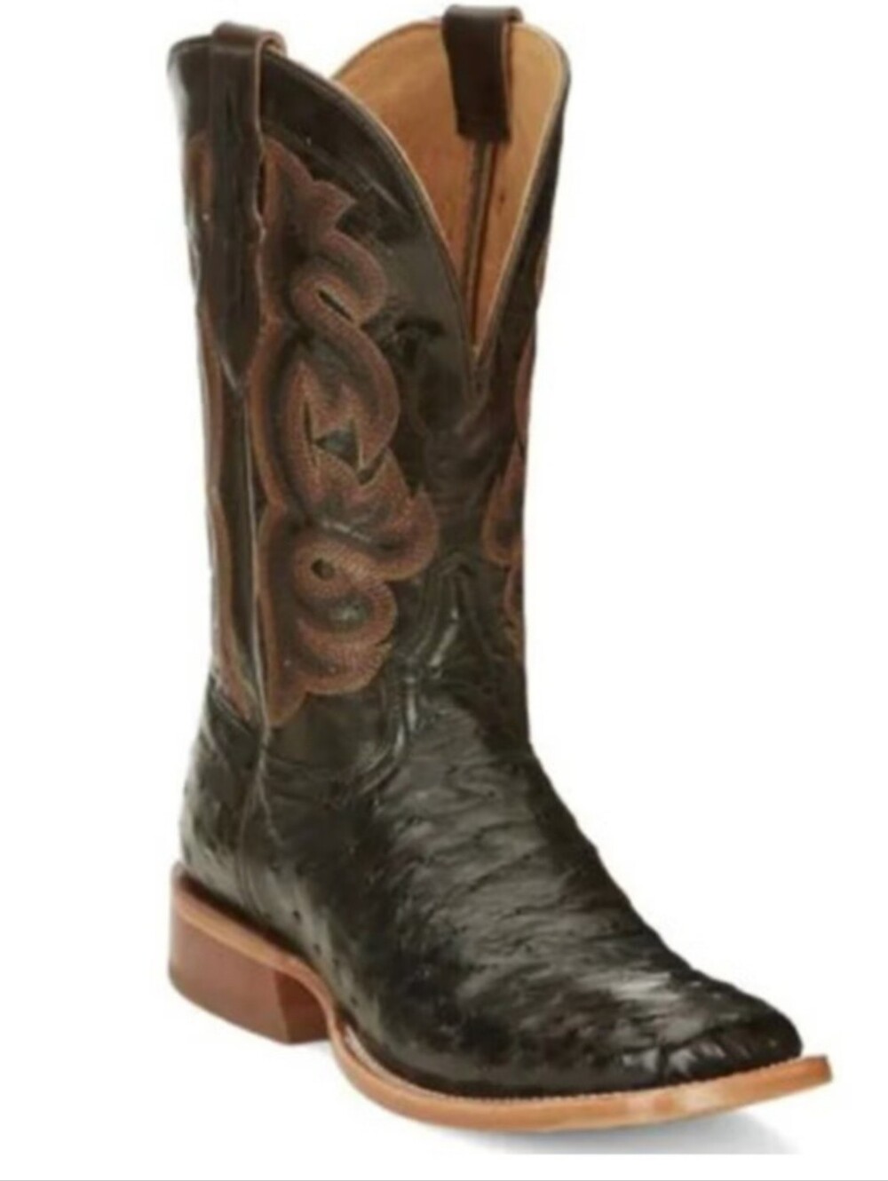 Tony Lama Men's Moore Umber Full-Quill Ostrich Western Boot Size 14 D - Picture 11 of 11